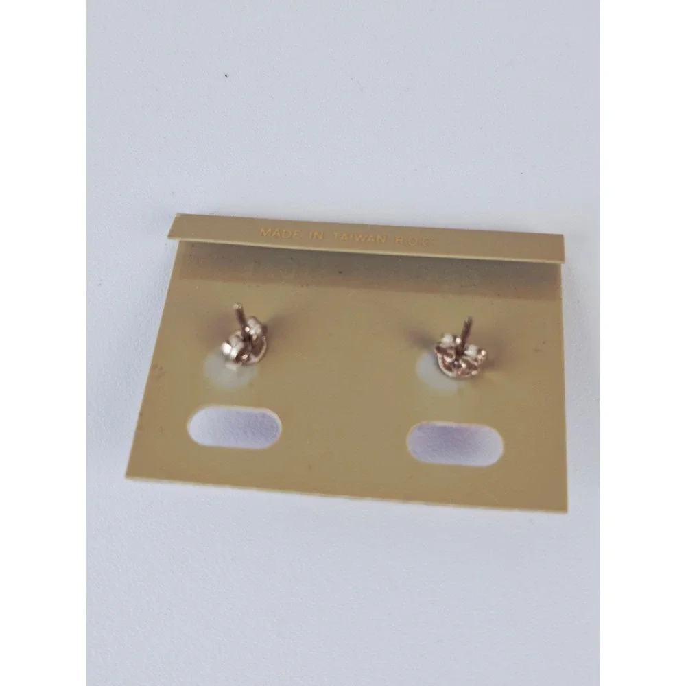 925 Sterling Silver Genuine Lapis Lazuli Round Cabochon Stud Earrings